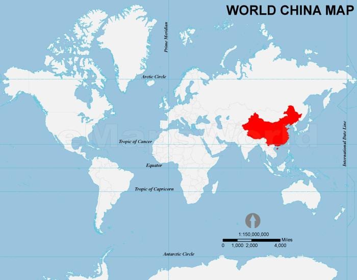thế giới trung quốc bản đồ