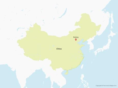 véc tơ bản đồ của Trung quốc