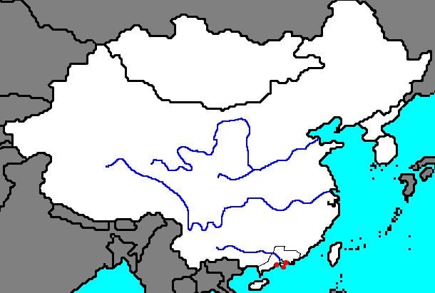 bản đồ trắng của cổ đại Trung quốc