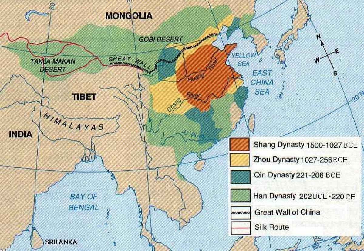 cổ đại Trung quốc địa lý bản đồ