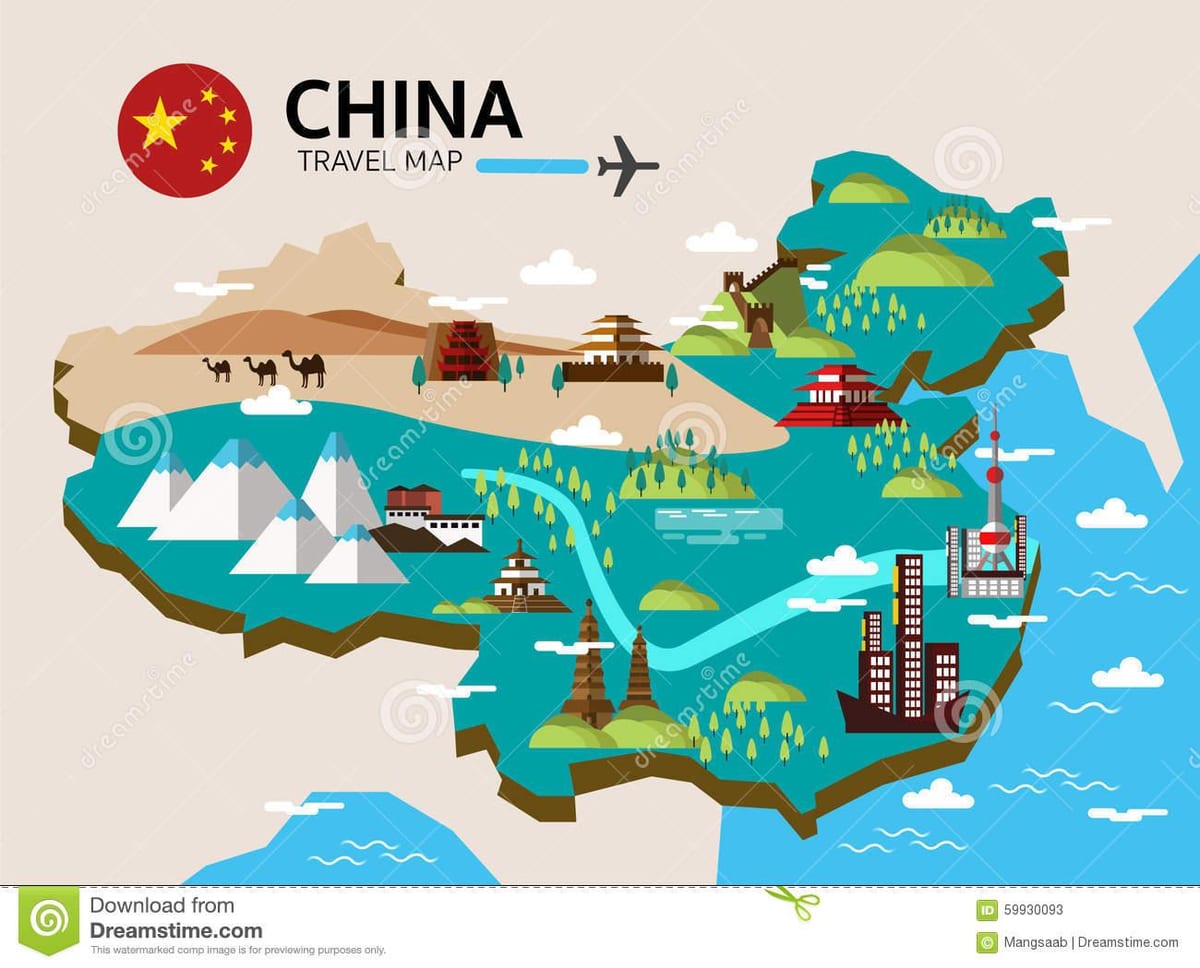 bản đồ du lịch của Trung quốc
