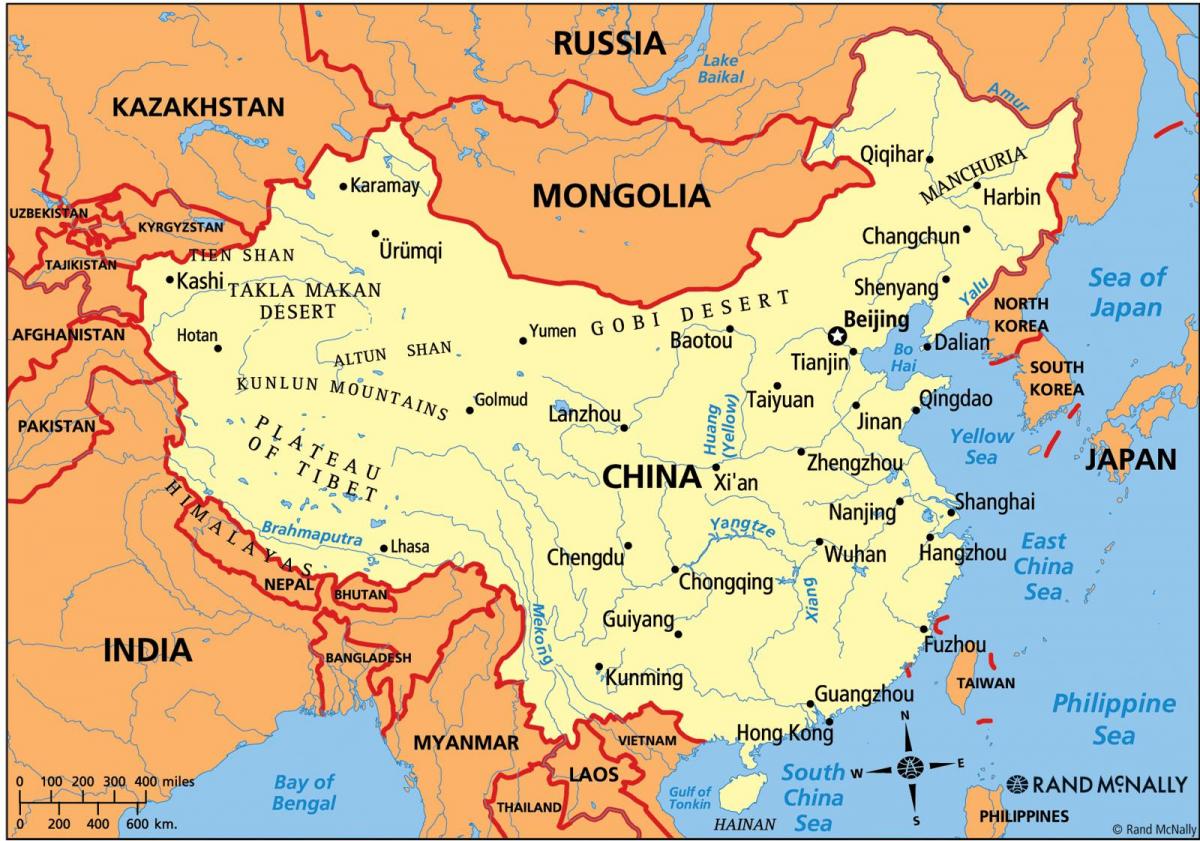 Trung quốc bản đồ chính trị
