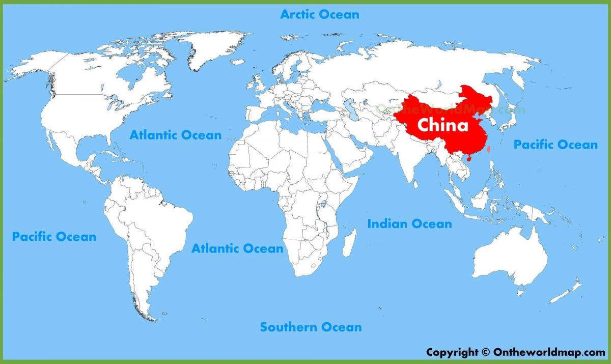 Trung quốc trên bản đồ thế giới