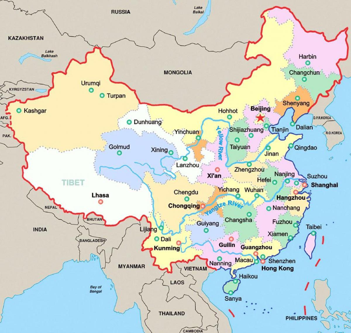 Trung quốc trên bản đồ