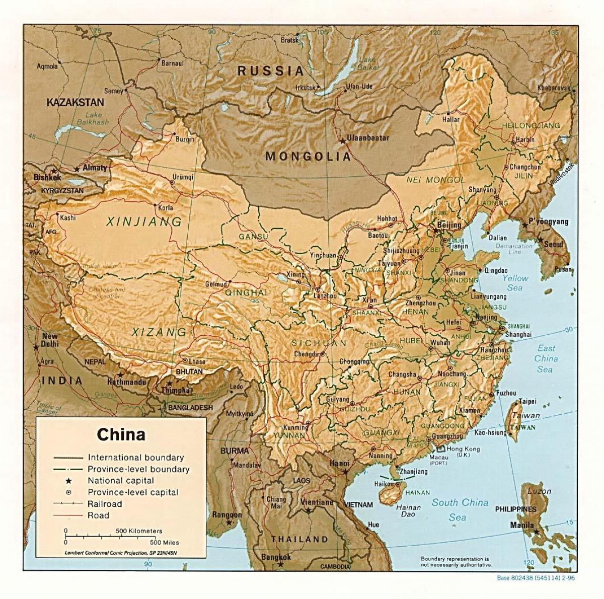 địa lý bản đồ Trung quốc