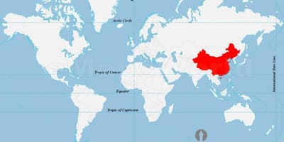 Thế giới trung quốc bản đồ