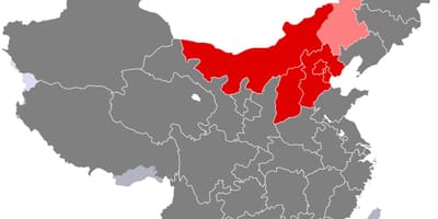 Bản đồ của bắc Trung quốc