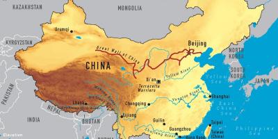 Một bản đồ của Trung quốc