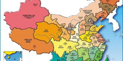 Bản đồ Trung quốc tỉnh