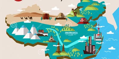 Bản đồ du lịch của Trung quốc