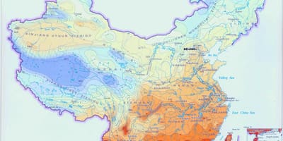 Thời tiết bản đồ Trung quốc