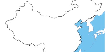 Trung quốc bản đồ trống