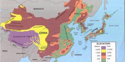 Bản đồ của Trung hoa sa mạc