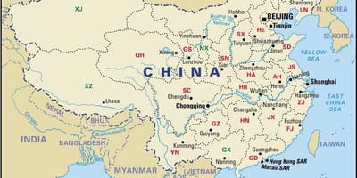 Tỉnh bản đồ Trung quốc