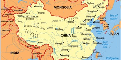 Trung quốc bản đồ chính trị