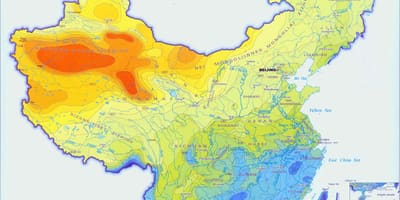 Trung quốc mưa bản đồ