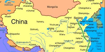 Trung hoa lục địa bản đồ