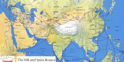 Con đường tơ lụa bản đồ Trung quốc