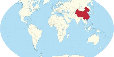 Trung quốc trong bản đồ thế giới